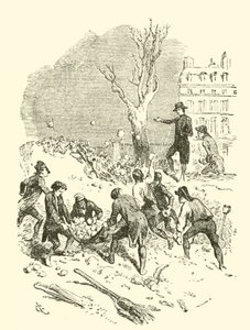 Bonaparte e i suoi compagni di scuola in parata militare mimica, Scuola di Brienne da English School